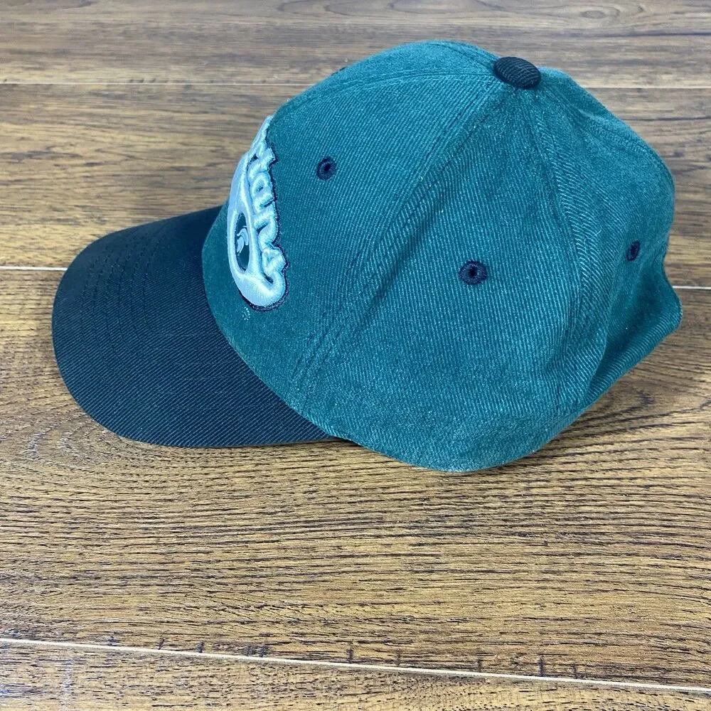 Michigan State Spartans Hat Cap Strap Back Green Embroidered Logo Mens NCAA